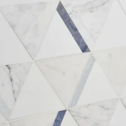 Zandara Calacatta Azul 13.6 in. x 23.6 in. Polished Marble Floor and Wall Mosaic Tile (2.22 sq. ft./Each) by Ivy Hill Tile -The Elite Tile Sales Store calacatta azul ivy hill tile marble tile ext3rd106387 76 1000