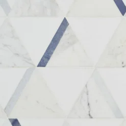Zandara Calacatta Azul 13.6 in. x 23.6 in. Polished Marble Floor and Wall Mosaic Tile (2.22 sq. ft./Each) by Ivy Hill Tile -The Elite Tile Sales Store calacatta azul ivy hill tile marble tile ext3rd106387 c3 1000