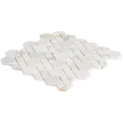 Koror Calacatta 11.73 in. x 12 in. Matte Marble Floor and Wall Mosaic Tile (0.97 sq. ft./Sheet) by Ivy Hill Tile -The Elite Tile Sales Store calacatta ivy hill tile marble tile ext3rd106285 1f 1000