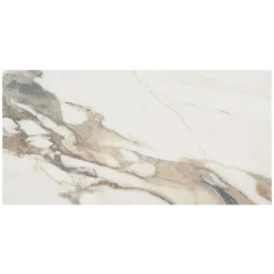 Saroshi Calacatta Rustico 11.81 in. x 23.62 in. Polished Marble Look Porcelain Floor and Wall Tile (9.68 sq. ft. /Case) by Ivy Hill Tile -The Elite Tile Sales Store calacatta rustico ivy hill tile porcelain tile ext3rd106689 4f 1000