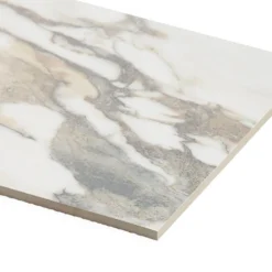 Saroshi Calacatta Rustico 11.81 in. x 23.62 in. Polished Marble Look Porcelain Floor and Wall Tile (9.68 sq. ft. /Case) by Ivy Hill Tile -The Elite Tile Sales Store calacatta rustico ivy hill tile porcelain tile ext3rd106689 fa 1000