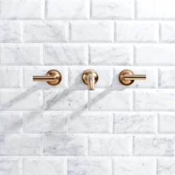 White Carrara Beveled 3 in. x 6 in. x 9mm Polished Marble Subway Tile (40 pieces / 5 sq. ft. / box) by Ivy Hill Tile -The Elite Tile Sales Store carrara ivy hill tile marble tile ext3rd100389 76 1000