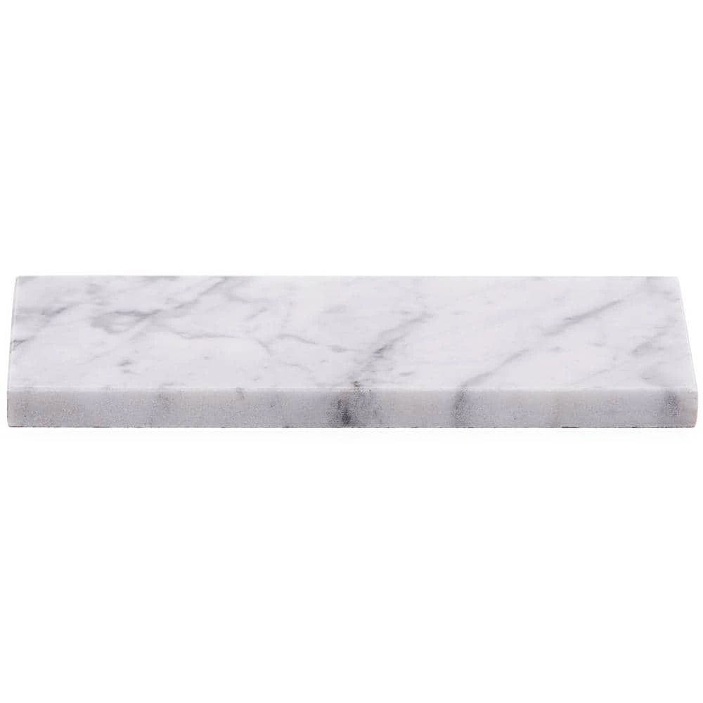 White Carrara 3 in. x 6 in. x 9mm Polished Marble Subway Tile (40 pieces / 5 sq. ft. / box) by Ivy Hill Tile 8 White Carrara 3 in. x 6 in. x 9mm Polished Marble Subway Tile (40 pieces / 5 sq. ft. / box) by Ivy Hill Tile - Image 6