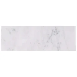 White Carrara 4 in. x 12 in. x 9mm Polished Marble Subway Tile (30 pieces / 10 sq. ft. / box) by Ivy Hill Tile -The Elite Tile Sales Store carrara ivy hill tile marble tile ext3rd104820 fa 1000