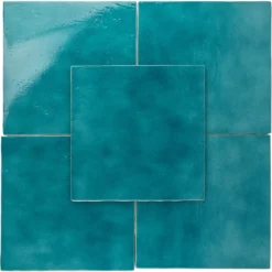 Appaloosa Carribean Blue 14 in. x 14 in. 10mm Polished Porcelain Floor and Wall (8-piece 10.76 sq. ft. / box) by Ivy Hill Tile -The Elite Tile Sales Store carribean blue ivy hill tile porcelain tile ext3rd101646 a0 1000