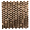 Copper Penny Round 12 in. x 12 in. x 8 mm Stainless Steel Metal Mosaic Wall Tile by Ivy Hill Tile -The Elite Tile Sales Store copper ivy hill tile metal tile ext3rd101739 64 1000