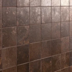 Voyager Copper Metal Look 12.4 in x 12.4 in Porcelain Mosaic Floor and Wall Tile (1.06 sqft / Piece) by Ivy Hill Tile -The Elite Tile Sales Store copper ivy hill tile metal tile ext3rd104507 44 1000