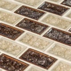 Hazelnut Butter Crackle Cream 12 in. x 11.5 in. Interlocking Glossy Ceramic/Glass Wall Mosaic Tile (4.79 sq. ft./Case) by Jeffrey Court 11 Hazelnut Butter Crackle Cream 12 in. x 11.5 in. Interlocking Glossy Ceramic/Glass Wall Mosaic Tile (4.79 sq. ft./Case) by Jeffrey Court -The Elite Tile Sales Store cream jeffrey court glass tile 99409 1d 1000