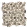 Emperador River Rocks Cream 11.5 in. x 11.5 in. Interlock Travertine/Marble Wall/Floor Mosaic Tile (9.18 sq. ft./Case) by Jeffrey Court