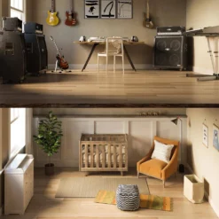 Sandstone Dark Beige 12 in. x 24 in. Waterproof Rigid Core Click-Lock Luxury Vinyl Tile Flooring (28.04 sq. ft. / case) by Ivy Hill Tile -The Elite Tile Sales Store dark beige ivy hill tile vinyl tile ext3rd105844 1f 1000