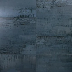 Angela Harris Metallic Dark Blue 12 in. x 24 in. Matte Porcelain Floor and Wall Tile (15.49 Sq. Ft. / Case) by Ivy Hill Tile