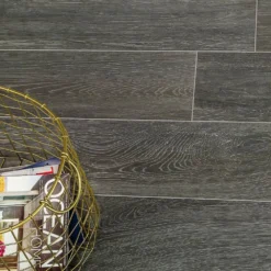Helena Dark Gray 8 in. x 45 in. 10mm Natural Wood Look Porcelain Floor and Wall Tile (5 pieces / 12.26 sq. ft. / box) by Ivy Hill Tile -The Elite Tile Sales Store dark gray ivy hill tile porcelain tile ext3rd101051 40 1000