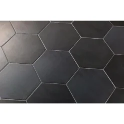 Langston Dark Gray 9.875 in. x 11.375 in. x 10mm Matte Porcelain Floor and Wall Tile (18 pieces / 10.76 sq. ft. / box) by Ivy Hill Tile -The Elite Tile Sales Store dark gray ivy hill tile porcelain tile ext3rd101075 66 1000