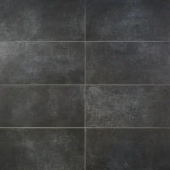 Thunderstruck Dark Gray 11.69 in. x 23.50 in. Matte Porcelain Floor and Wall Tile (11.62 sq. ft./Case) by Ivy Hill Tile