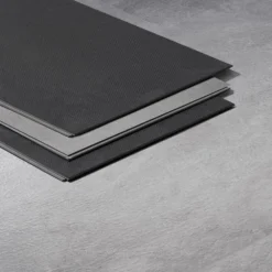 Slate Dark Gray 12 in. x 24 in. Waterproof Rigid Core Click-Lock Luxury Vinyl Tile Flooring (28.04 sq. ft. / case) by Ivy Hill Tile -The Elite Tile Sales Store dark gray ivy hill tile vinyl tile ext3rd105850 4f 1000