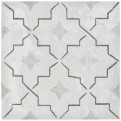 Patras Deco Como 7.87 in. x 7.87 in. Matte Porcelain Floor and Wall Tile (10.76 sq. ft./Case) by Ivy Hill Tile -The Elite Tile Sales Store deco como ivy hill tile porcelain tile ext3rd106393 4f 1000