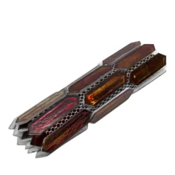 Fargin Sunset Elongated Hexagon 12 in. x 10 in. x 7mm Polished Glass Mosaic Tile (0.82 sq. ft.) by Ivy Hill Tile -The Elite Tile Sales Store fiery red orange ivy hill tile glass tile ext3rd100218 66 1000