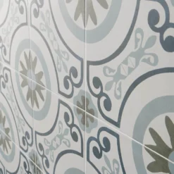 Aster Garden Square 9 in. x 9 in. Matte Porcelain Floor and Wall Tile (10.65 sq. ft. / case) by Ivy Hill Tile -The Elite Tile Sales Store garden ivy hill tile porcelain tile ext3rd105132 44 1000