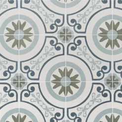 Aster Garden Square 9 in. x 9 in. Matte Porcelain Floor and Wall Tile (10.65 sq. ft. / case) by Ivy Hill Tile