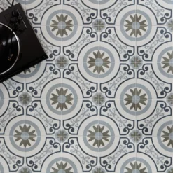 Aster Garden Square 9 in. x 9 in. Matte Porcelain Floor and Wall Tile (10.65 sq. ft. / case) by Ivy Hill Tile -The Elite Tile Sales Store garden ivy hill tile porcelain tile ext3rd105132 c3 1000