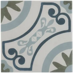 Aster Garden Square 9 in. x 9 in. Matte Porcelain Floor and Wall Tile (10.65 sq. ft. / case) by Ivy Hill Tile -The Elite Tile Sales Store garden ivy hill tile porcelain tile ext3rd105132 fa 1000