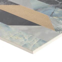 Daze Stone Geometric Striped 24 in. x 48 in. Matte Porcelain Floor and Wall Tile (1 piece / 7.75 sq. ft. / case) by Ivy Hill Tile 15 Daze Stone Geometric Striped 24 in. x 48 in. Matte Porcelain Floor and Wall Tile (1 piece / 7.75 sq. ft. / case) by Ivy Hill Tile -The Elite Tile Sales Store geometric striped ivy hill tile porcelain tile ext3rd104947 44 1000