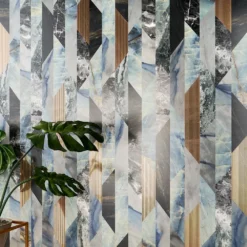 Daze Stone Geometric Striped 24 in. x 48 in. Matte Porcelain Floor and Wall Tile (1 piece / 7.75 sq. ft. / case) by Ivy Hill Tile 16 Daze Stone Geometric Striped 24 in. x 48 in. Matte Porcelain Floor and Wall Tile (1 piece / 7.75 sq. ft. / case) by Ivy Hill Tile -The Elite Tile Sales Store geometric striped ivy hill tile porcelain tile ext3rd104947 fa 1000