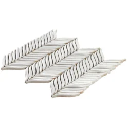 Delphi Alula Glacier White 10 in. x 12 in. Glazed Ceramic Mosaic Tile (0.85 sq. ft./Sheet) by Ivy Hill Tile 13 Delphi Alula Glacier White 10 in. x 12 in. Glazed Ceramic Mosaic Tile (0.85 sq. ft./Sheet) by Ivy Hill Tile -The Elite Tile Sales Store glacier white ivy hill tile ceramic tile ext3rd105795 77 1000