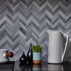 Zebra Plains Gray 12.875 in x 11.125 in. Herringbone Polished Marble Wall and Floor Mosaic Tile (9.947 sq. ft./Case) by Jeffrey Court 13 Zebra Plains Gray 12.875 in x 11.125 in. Herringbone Polished Marble Wall and Floor Mosaic Tile (9.947 sq. ft./Case) by Jeffrey Court -The Elite Tile Sales Store gray grey jeffrey court marble tile 99287 31 1000