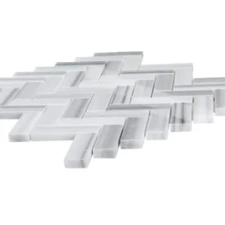 Zebra Plains Gray 12.875 in x 11.125 in. Herringbone Polished Marble Wall and Floor Mosaic Tile (9.947 sq. ft./Case) by Jeffrey Court 10 Zebra Plains Gray 12.875 in x 11.125 in. Herringbone Polished Marble Wall and Floor Mosaic Tile (9.947 sq. ft./Case) by Jeffrey Court -The Elite Tile Sales Store gray grey jeffrey court marble tile 99287 40 1000