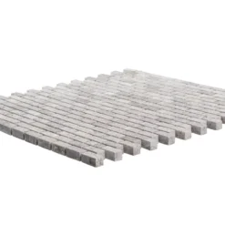 Stormy Knight Grey 12 in. x 12 in. Interlocking Polished Marble Stone Mosaic Tile (10 sq. ft./Case) by Jeffrey Court -The Elite Tile Sales Store gray grey jeffrey court marble tile 99381 40 1000