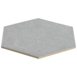Sanskrit Gray Hex 8.86 in. x 10.20 in. Matte Porcelain Floor and Wall Tile (9.47 sq. ft./Case) by Ivy Hill Tile -The Elite Tile Sales Store gray ivy hill tile porcelain tile ext3rd105718 4f 1000