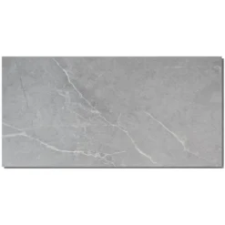 Cippia Marble Gray 12 in. x 24 in. Waterproof Rigid Core Click-Lock Luxury Vinyl Tile Flooring (28.04 sq. ft. / case) by Ivy Hill Tile -The Elite Tile Sales Store gray ivy hill tile vinyl tile ext3rd105843 c3 1000