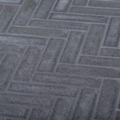 Basalt Herringbone Gray 10 in. x 10.75 in Honed Basalt Wall and Floor Mosaic Tile (0.765 sq. ft./Each) by Jeffrey Court -The Elite Tile Sales Store gray jeffrey court basalt tile 97935 a0 1000