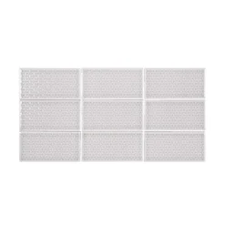 Weathered Waltz Gray 3 in. x 6 in. Glossy Textured Ceramic Wall Tile (12.43 sq. ft. / Case) by Jeffrey Court