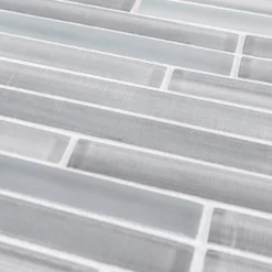 Illusion Haze Gray 11.625 in. x 11.625 in. Interlocking Gloss Glass Mosaic Tile (14.07 sq. ft./Case) by Jeffrey Court 11 Illusion Haze Gray 11.625 in. x 11.625 in. Interlocking Gloss Glass Mosaic Tile (14.07 sq. ft./Case) by Jeffrey Court -The Elite Tile Sales Store gray jeffrey court glass tile 95691 1d 1000