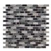 Coal Mine Gray 11.5 in. x 11.625 in. Interlocking Mixed Glass and Stone Mosaic Tile (14.99 sq. ft./Case) by Jeffrey Court 1 Coal Mine Gray 11.5 in. x 11.625 in. Interlocking Mixed Glass and Stone Mosaic Tile (14.99 sq. ft./Case) by Jeffrey Court -The Elite Tile Sales Store gray jeffrey court glass tile 99620 64 1000