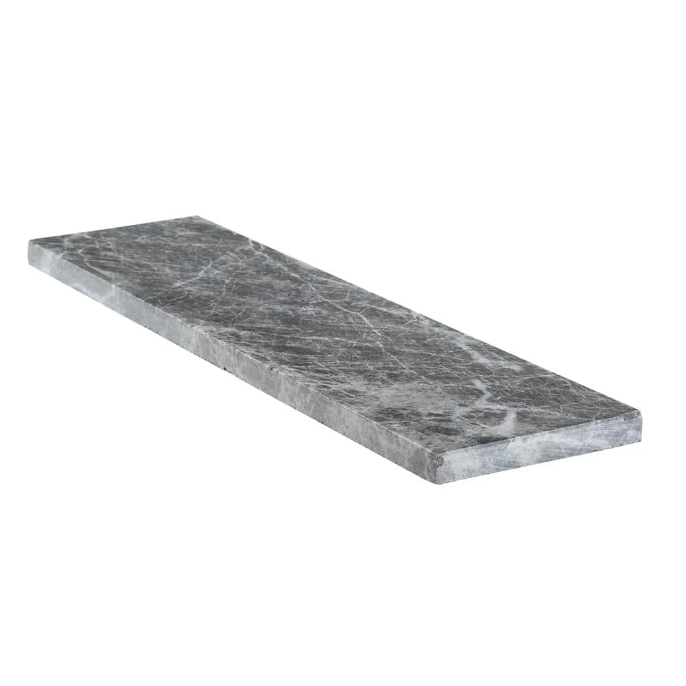 Tundra Grey 3 in. x 12 in. Polished Marble Floor and Wall Tile (5 sq. ft. /Case) by Jeffrey Court 5 Tundra Grey 3 in. x 12 in. Polished Marble Floor and Wall Tile (5 sq. ft. /Case) by Jeffrey Court - Image 3