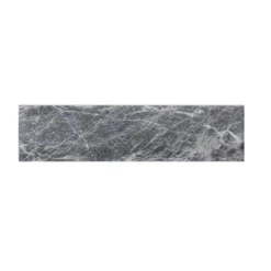 Tundra Grey 3 in. x 12 in. Polished Marble Floor and Wall Tile (5 sq. ft. /Case) by Jeffrey Court