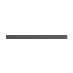 Basalt Gray 0.75 in. x 12 in. Honed Basalt Wall Pencil Tile (1 Linear Foot) by Jeffrey Court