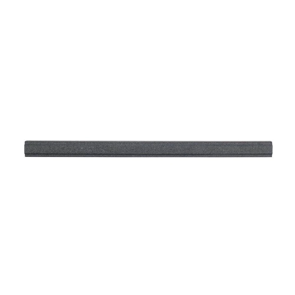 Basalt Gray 0.75 in. x 12 in. Honed Basalt Wall Pencil Tile (1 Linear Foot) by Jeffrey Court 3 Basalt Gray 0.75 in. x 12 in. Honed Basalt Wall Pencil Tile (1 Linear Foot) by Jeffrey Court