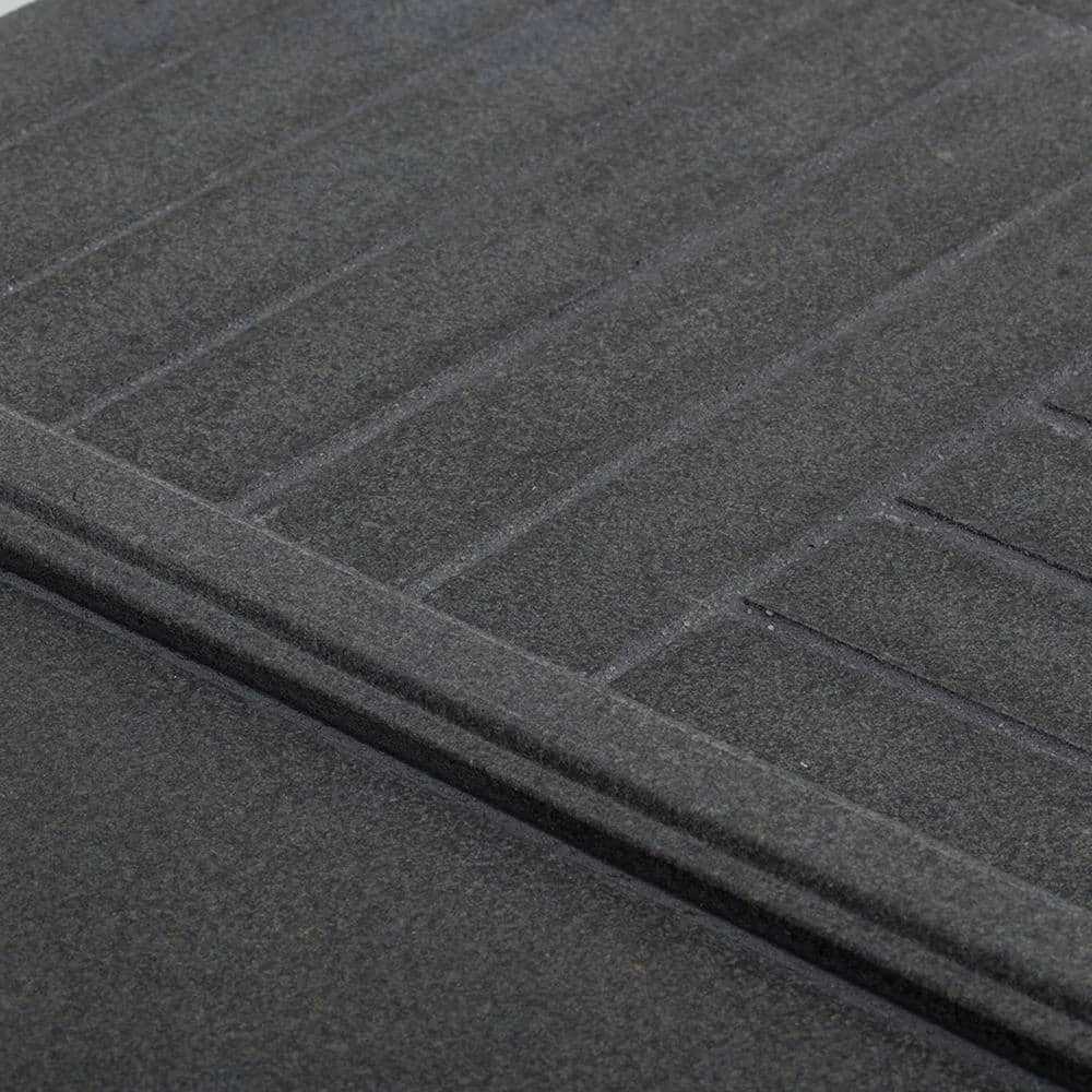 Basalt Gray 0.75 in. x 12 in. Honed Basalt Wall Pencil Tile (1 Linear Foot) by Jeffrey Court 4 Basalt Gray 0.75 in. x 12 in. Honed Basalt Wall Pencil Tile (1 Linear Foot) by Jeffrey Court - Image 2