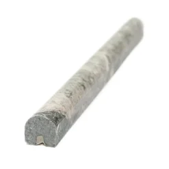 Tundra Grey .75 in. x 11.875 in. Marble Wall Pencil Tile (1 Linear Foot) by Jeffrey Court -The Elite Tile Sales Store gray jeffrey court tile trim 99645 40 1000