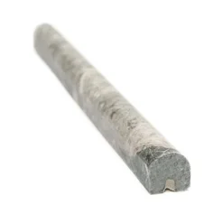Tundra Grey .75 in. x 11.875 in. Marble Wall Pencil Tile (1 Linear Foot) by Jeffrey Court -The Elite Tile Sales Store gray jeffrey court tile trim 99645 76 1000