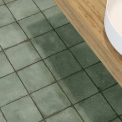 Santa Fe Green 7.87 in. x 7.87 in. Matte Porcelain Floor and Wall Tile (11.19 sq. ft./Case) by Ivy Hill Tile -The Elite Tile Sales Store green ivy hill tile porcelain tile ext3rd106066 76 1000