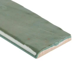 Kingston Green 3 in. x 8 in. Glazed Ceramic Bullnose Tile by Ivy Hill Tile 7 Kingston Green 3 in. x 8 in. Glazed Ceramic Bullnose Tile by Ivy Hill Tile -The Elite Tile Sales Store green ivy hill tile tile trim ext3rd105465 c3 1000