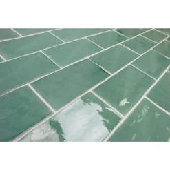 Catalina Green Lake 3 in. x 6 in. Polished Ceramic Subway Wall Tile (5.38 sq.ft./case) by Ivy Hill Tile -The Elite Tile Sales Store green lake ivy hill tile ceramic tile ext3rd101721 1f 1000