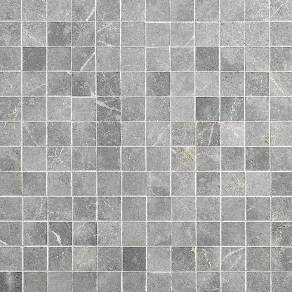 Marmo Grigio 12 in. x 12 in. Matte Marble Look Porcelain Mosaic Tile (1 Sq. Ft./Each) by Ivy Hill Tile 3 Marmo Grigio 12 in. x 12 in. Matte Marble Look Porcelain Mosaic Tile (1 Sq. Ft./Each) by Ivy Hill Tile