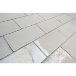 Catalina Gris 3 in. x 6 in. Polished Ceramic Subway Wall Tile (5.38 sq.ft./case) by Ivy Hill Tile 15 Catalina Gris 3 in. x 6 in. Polished Ceramic Subway Wall Tile (5.38 sq.ft./case) by Ivy Hill Tile -The Elite Tile Sales Store gris ivy hill tile ceramic tile ext3rd101718 1f 1000