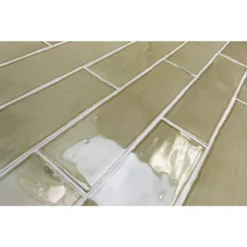 Catalina Kale 3 in. x 12 in. x 8 mm Polished Ceramic Subway Wall Tile (10.76 sq.ft./case) by Ivy Hill Tile -The Elite Tile Sales Store kale ivy hill tile ceramic tile ext3rd101709 4f 1000